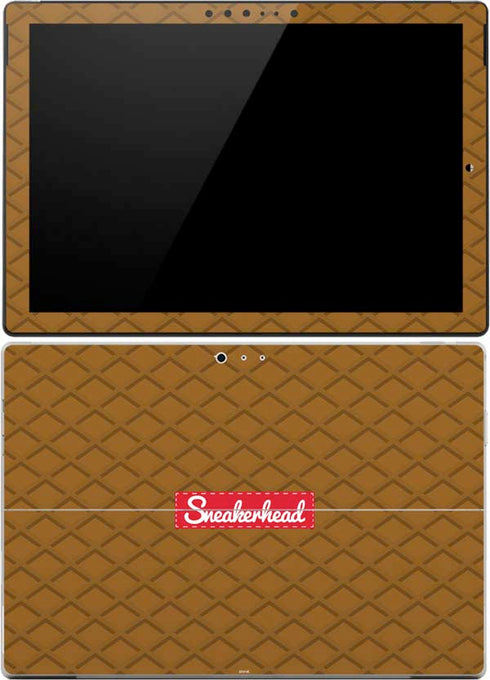 Sneakerhead Gold Pattern Surface Pro 4 Skin